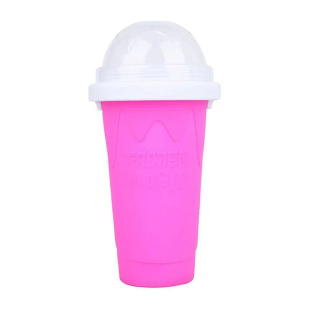 Milk Shake Maker Cooling Cup Squee DIY It for Family 2024 Summer Magic Slushy Maker Squeeze Cup Homemade