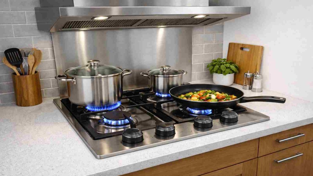 Showing safe daily cooking practices