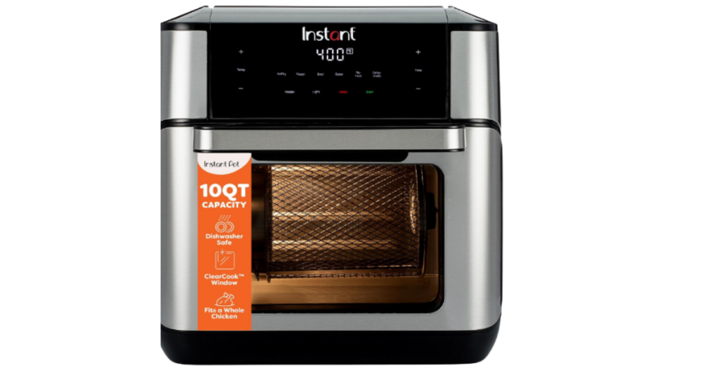 Instant Pot 10QT Air Fryer Review — Hands‑On 7‑in‑1 Verdict Instant Pot 10QT Air Fryer front view product image for review article